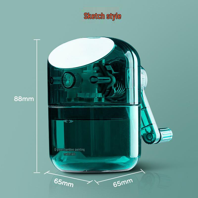 American Academy Hand-Cranked Pencil Sharpener for Sketch & Charcoal Pencils – Long Core & Special Automatic Sharpening