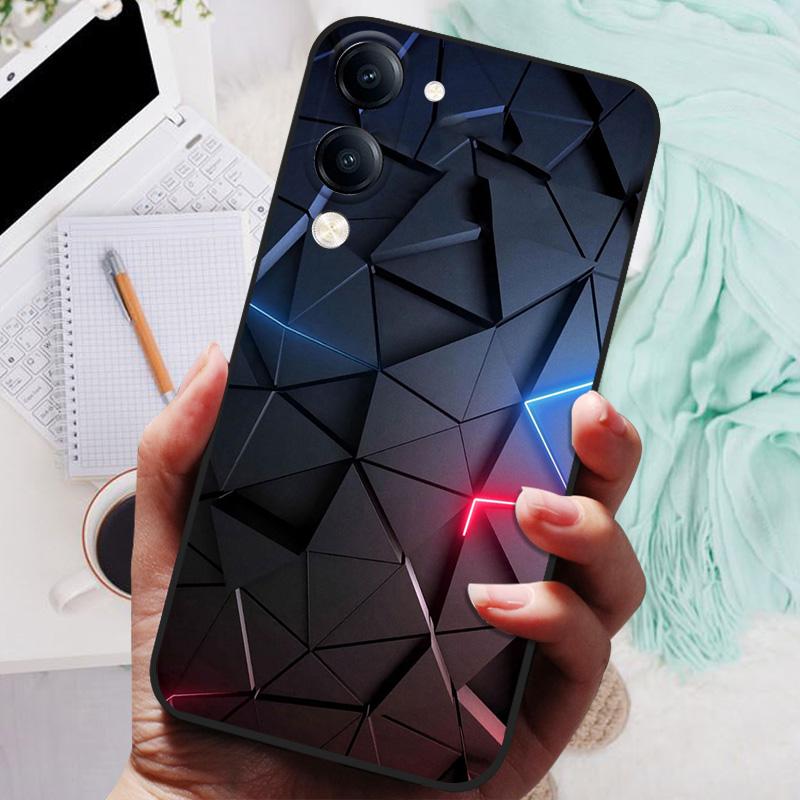 2025 Protective Shell For Vivo Y04 4G Case Y 04 Black Cover Lion Wolf Silicone Soft Back Cases For Vivo Y29S 4G Y 29S Phone Case