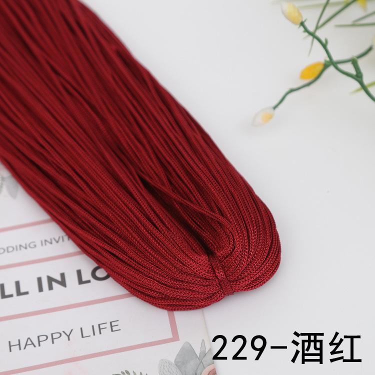 Croșetare Fir Gol Cordon de Nailon Fir de Tricotat Mătase Lucios Linie de Croșetat pentru DIY Covoraș Pălării Genți Pantofi Artizanat