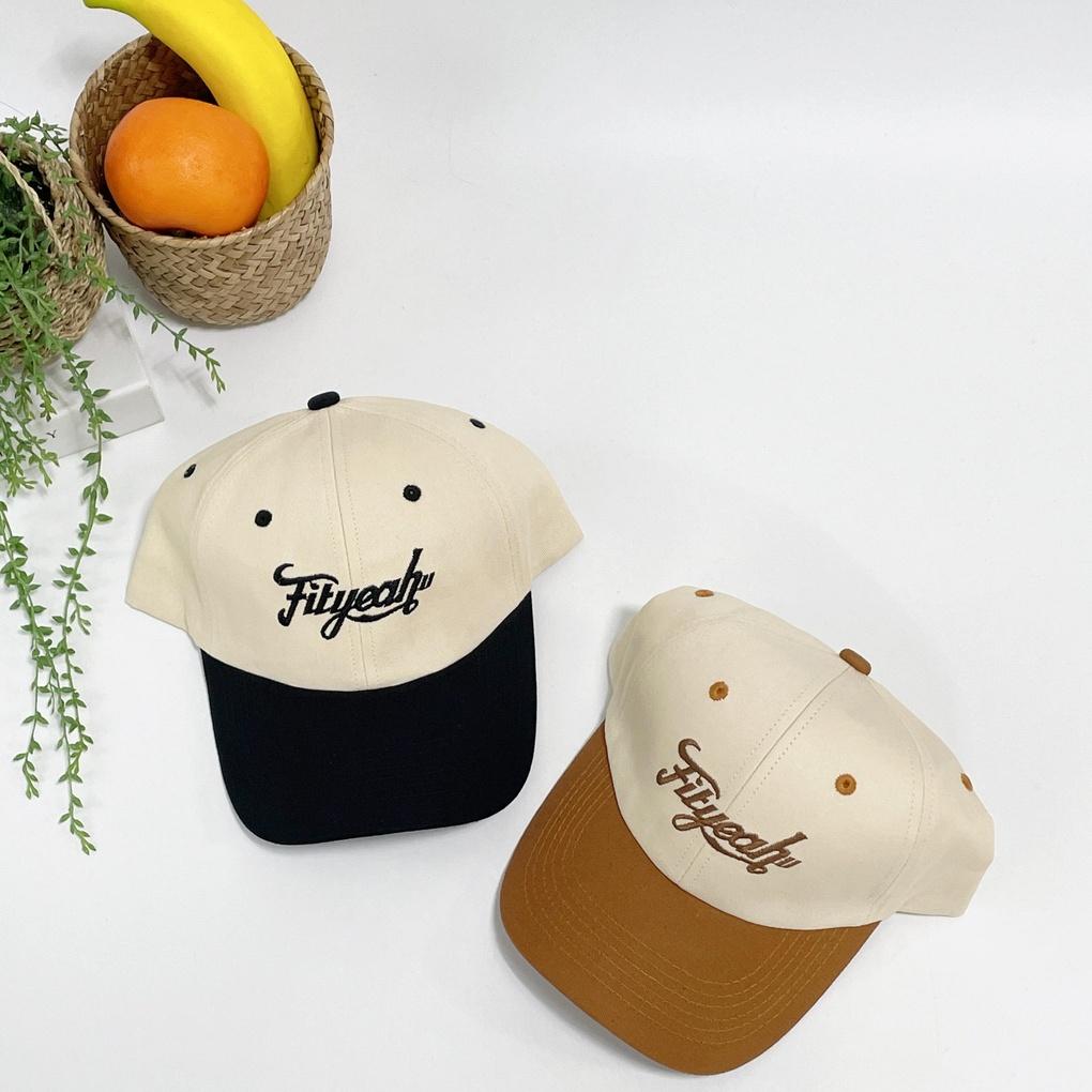 Women's and Men's Daily Casual Fit Color Block Ball Cap