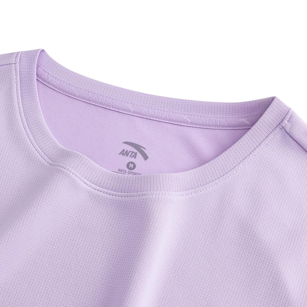 Anta Training Series Pullover Round Neck Solid Color Short Sleeve Simple Comfortable Sports Running Fitness Badminton Tennis T-Shirt 962627115-1