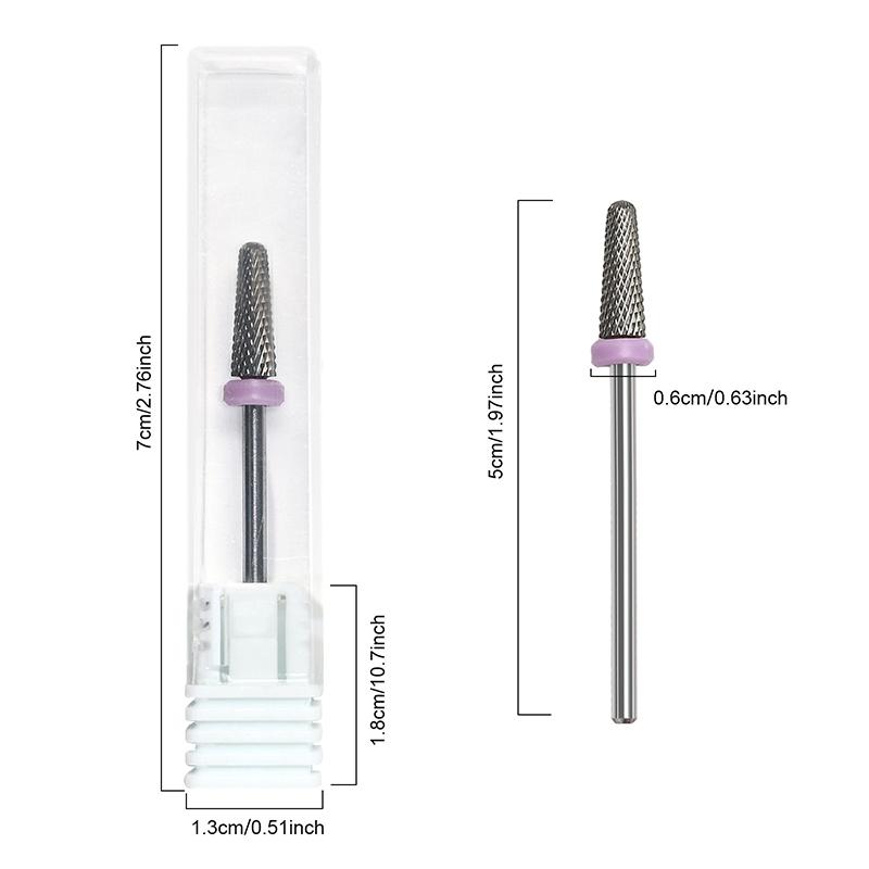 Tungsten Steel Nail Drill Bit Apparatus Nail Files Bits Electric Milling Cutter For Manicure Burr Drills Pedicure Tools