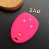 ZAD silicone rubber car key cover case set for Buick for GMC for Chevrolet for Cadillac PONTIAC SATURN Aura Impala 4 button key