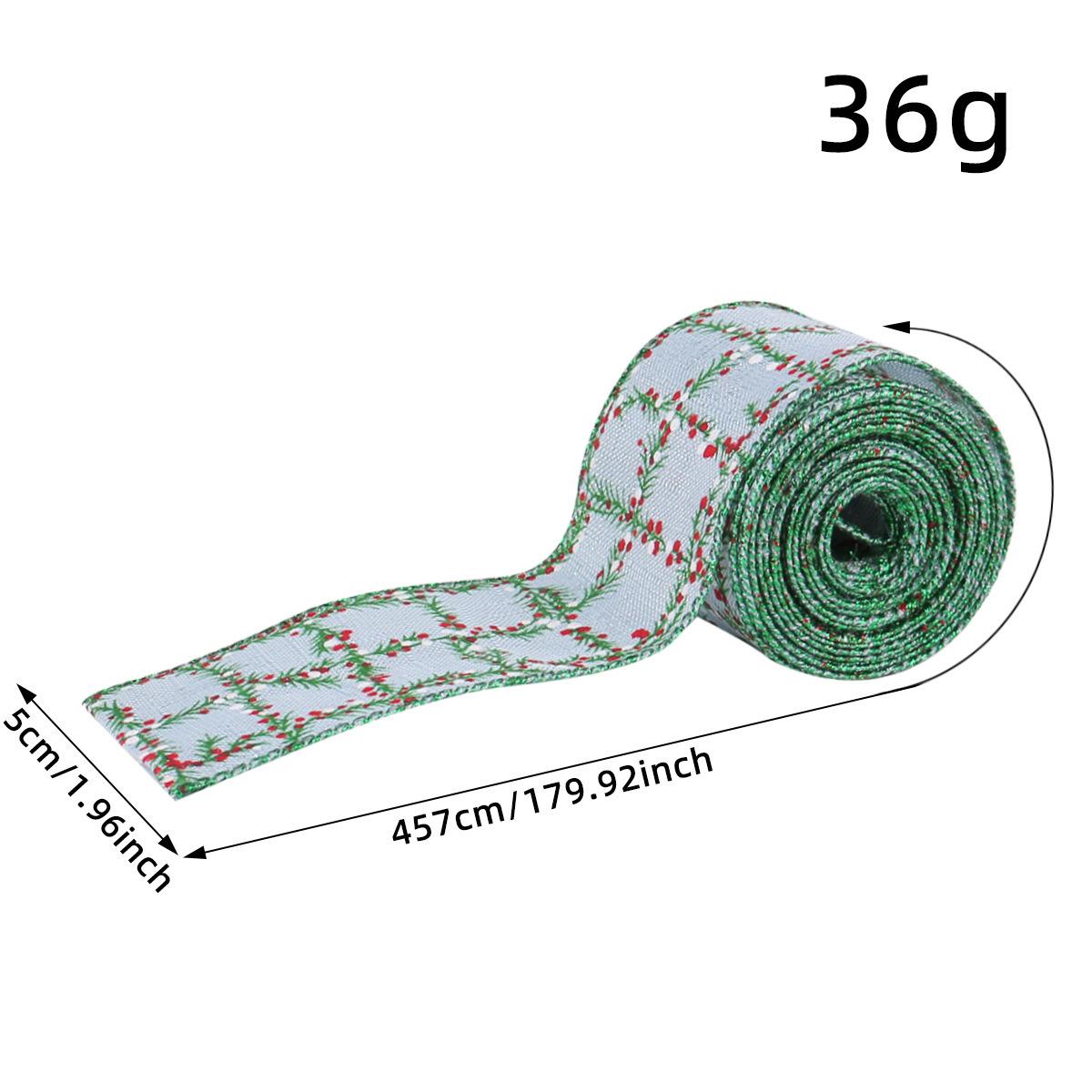 

Christmas Plaid Ribbon Roll Creative Decorative Bow Ribbon Christmas Ribbon Gift Packaging Accessories