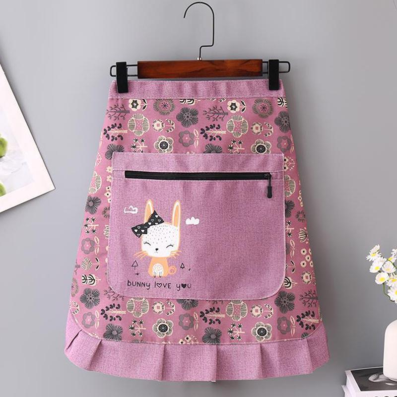 1Pcs Kitchen Sleeveless Apron Household Polyester Cooking Apron With Pocket Clothes Protection For Barber Painter Chef