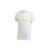 Adidas T Shirts Men's White Crew Neck Moderate Straight Fit GD8715