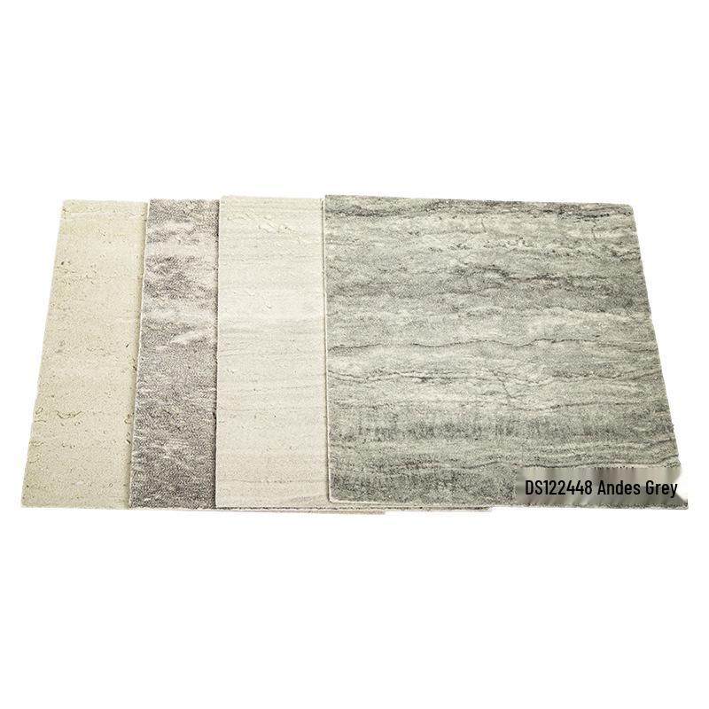 Weiche Keramik Flexible Travertin 3D Wandaufkleber, Biegsame PU Stein Haut für Außenwände