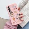 Cute Painted Case For Samsung Galaxy M14 M34 M54 5G Soft Cover Cartoon Cat Sunflower TPU Funda For Samsung M 14 GalaxyM54 Coque