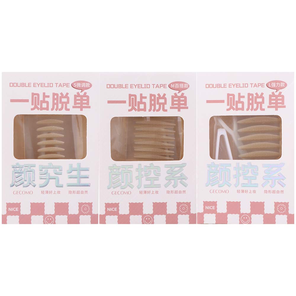 Eye Invisible Double Eyelid Tape Self-adhesive Fiber Lace Eyelid Stickers Invisible Eye Stickers