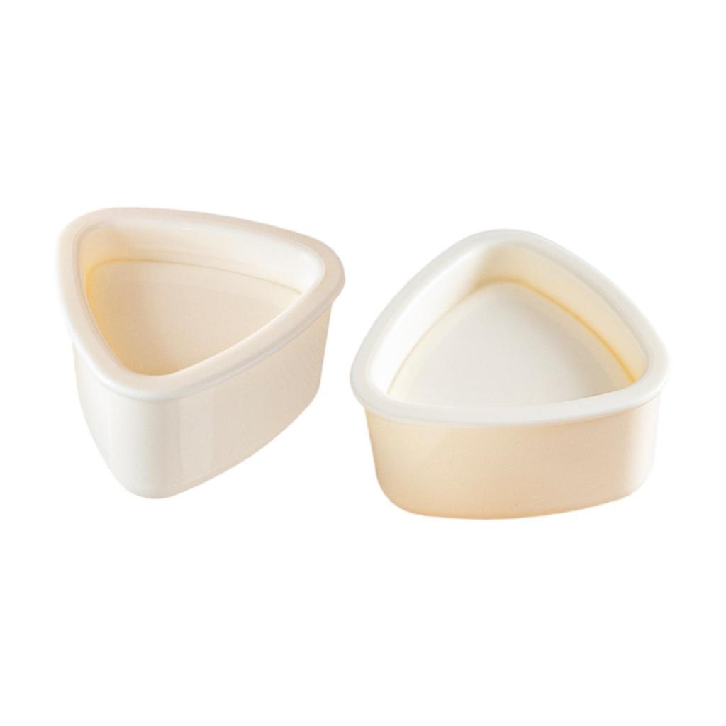 2 Pieces Triangle Rice Ball Maker for Home DIY Tool Special Sushi Container