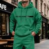 Men's Casual Hoodie with Large Pockets, Color Long Sleeve Sweatshirt