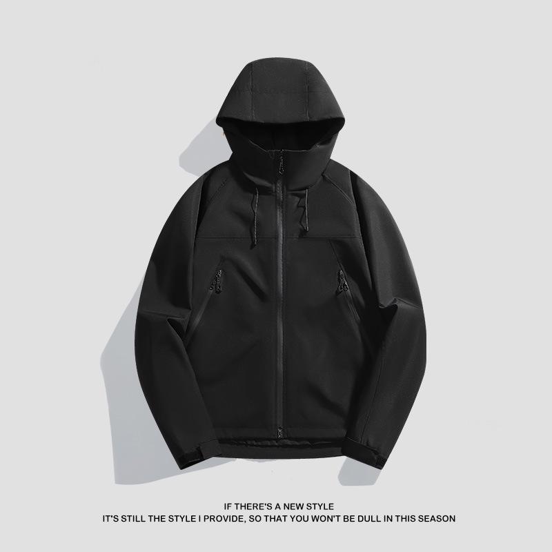 

Color Block Windbreaker Jacket for Spring/Autumn 2025 - Stylish Outdoor Hiking Couple s Jacket XXX-Large