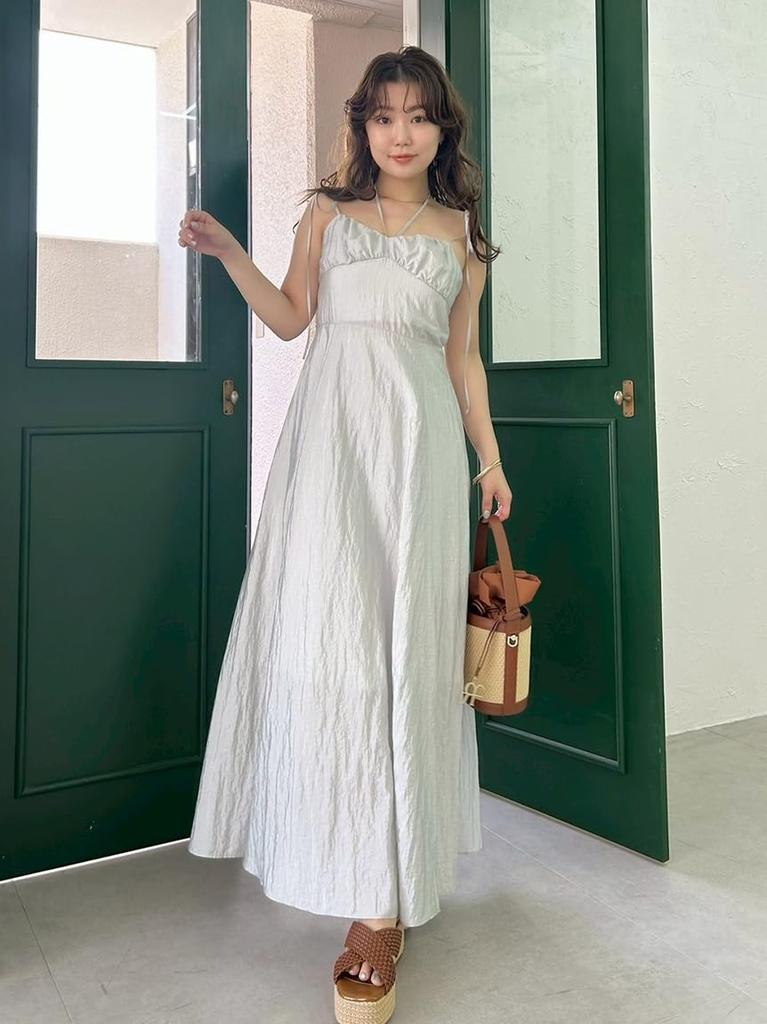 Bright Nylon Cami Dress FWFO252206LBLU0