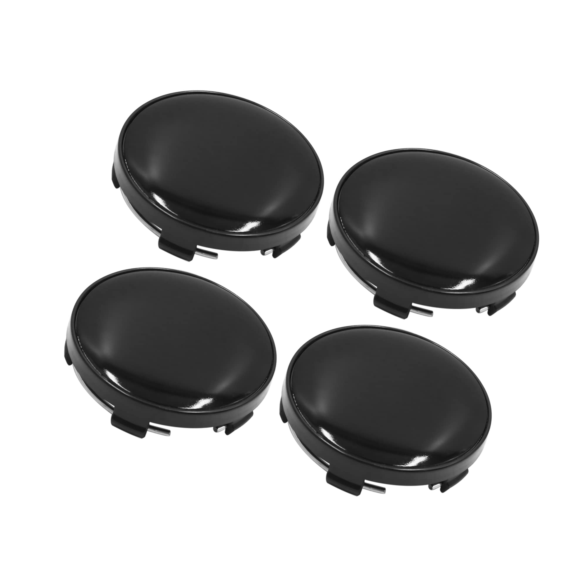 

ACROPIX 4 шт. Колпак ступицы колеса автомобиля с наклейкой-эмблемой 5 выступов Универсальный диаметр 60 мм Черный