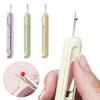 Enfile-aiguille 2 en 1 Outils de couture à la main Outil d'enfilage et de retrait de points Accessoire de couture durable Accessoires Point de croix