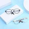 Fashion Metal Toy Photo Props American Grils Glasses Doll Glasses Pet Glasses Toy Round Eyeglasses