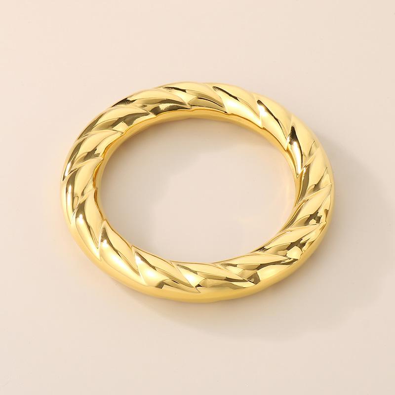 

13мм Огромный Полый Браслет для Женщин - Нержавеющая Сталь 304 - KB188667-GC Diameter - 62mm