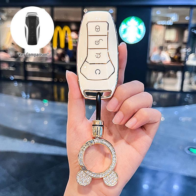 BYD Key Case for Song PLUS/Tang DM/E9 2019/Pro DMi - Female Key Shell & Buckle