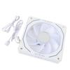 CPU Cooling Fan 120mm 3 Pin ARGB PWM Control 800 to 1800RPM LED Light Computer Cooler Fan for