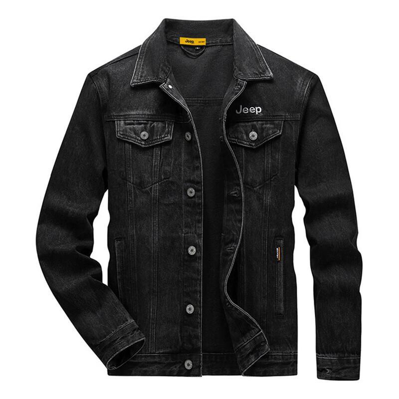 JEEP Men s Casual Denim Jacket L