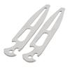 2PCS Deck Fill Plate Key Stainless Steel Gas Water Tank Deck Filler Key Tool Bottle Opener for Yacht Fuel Water Tank