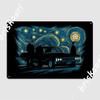 DORA Tin Sign Starry Supernatural Night Metal Plaque Poster Classic Painting Dcor Club Bar Wall Pub Tin Sign Poster