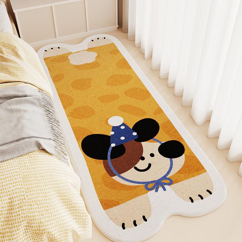 

Bedside Carpet Bedroom Bedside Carpet Stain Resistant Sofa Tea Table Carpet 40 * 120Cm