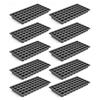 10 Pcs Nursery Pot Tray for Seedlings Thickened Seeds Starter Germination Shuttle Carrying Tray Round Nursery Planter Tray with Drainage Holes