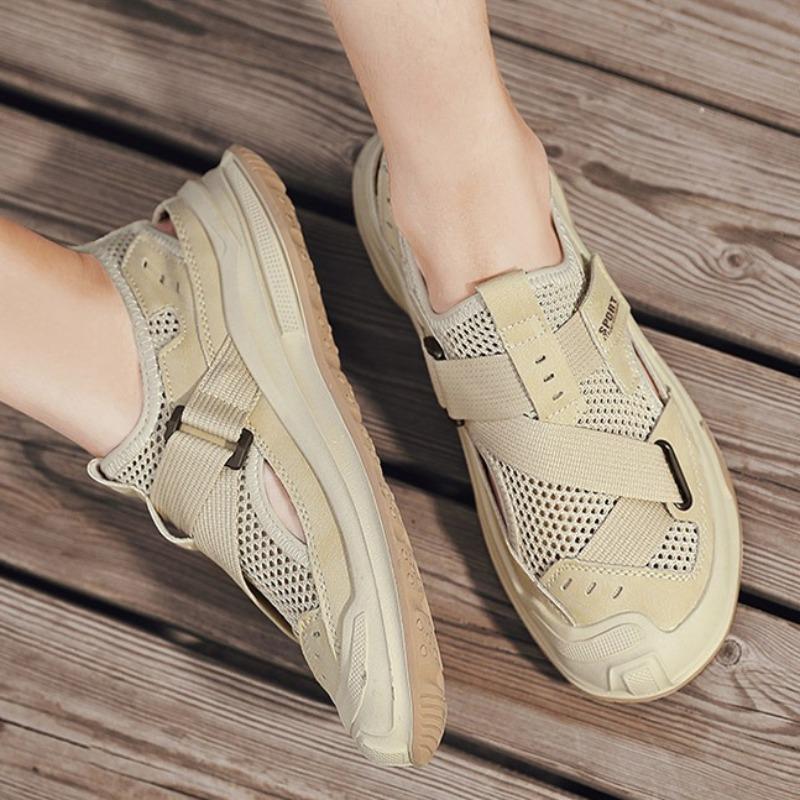 Herr Romerska Sandaler Utomhus Andningsbara Mjuka Sula Strandskor Klassiska Herr Vattenskor Snabbtorkande Casual Vandringsskor Herr Sneakers