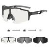 2026 Polarized Cycling Sunglasses Large Frame Photochromic Lens Prescription Compatible Outdoor Riding