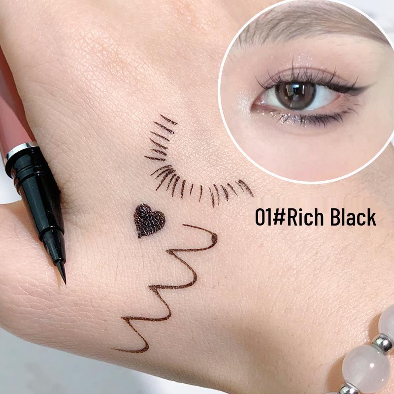 Stilou Eyeliner Impermeabil Mătăsos Xixi - Prietenos cu Începătorii, Ultra-Subțire pentru Genele Inferioare, Multi-Utilizare într-o Singură Mișcare