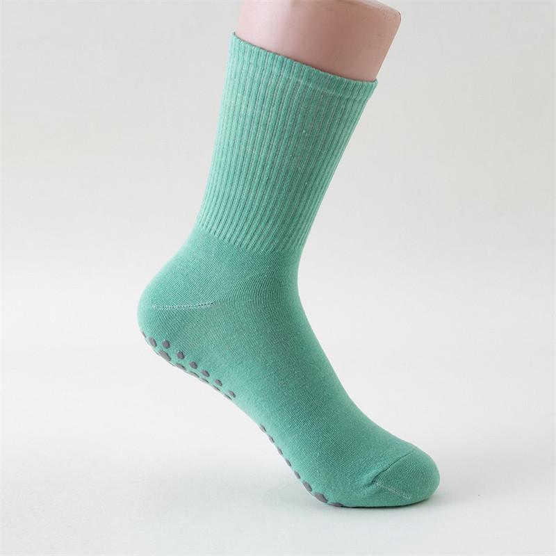 Yoga Socks Children's Solid Color Mid Tube Socks Silicone Anti Slip Professional Indoor Fitness Pilates Sports Socks Floor Socks