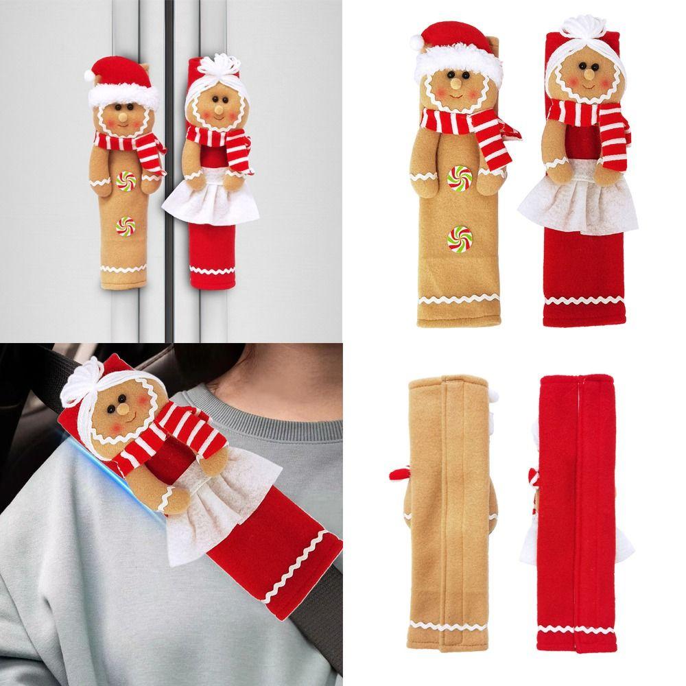 Gloves Refrigerator Door Handle Cover Warmer Car Safety Belt Covers  Winter