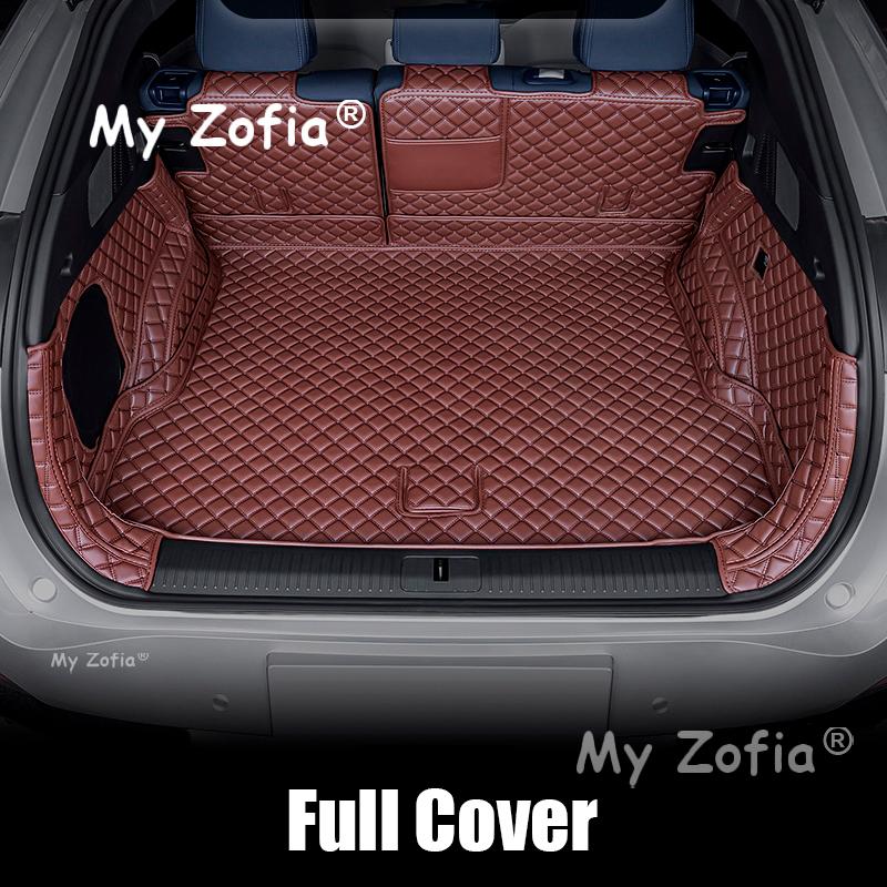 Car trunk mat For Xpeng G6 2024 2025 2026 Car Boot Mat Cargo Protection Leather Trunk Mat Interior Modification Accessories