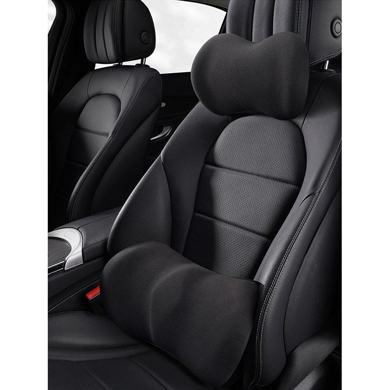 Memory Cotton Neck Pillow Car Seat Pillow Support Auto Lumbar Cushion Comfortable Breathable Car Headrest  Girls Cute Interior