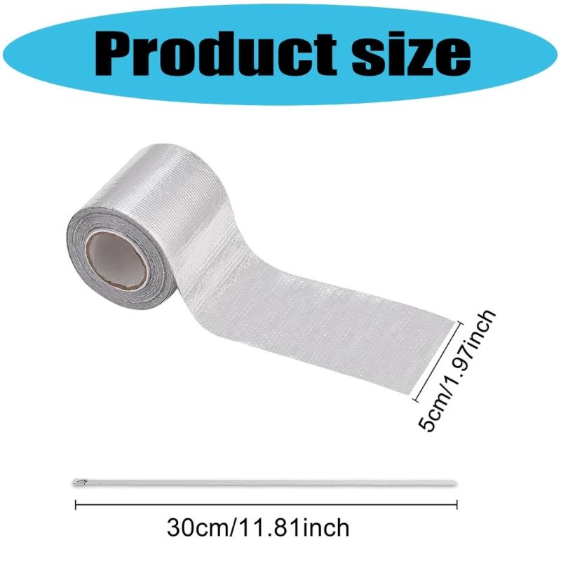 High Temperatures Resistant Aluminum Foil Tape Engineered For Durability Performances In Extreme Heat Environment