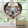 Acryl Diamant Malerei Hängender Anhänger Diamantbild Heimdeko Strass Diamant Malerei Fensteranhänger für Garten Fenster Dekoration