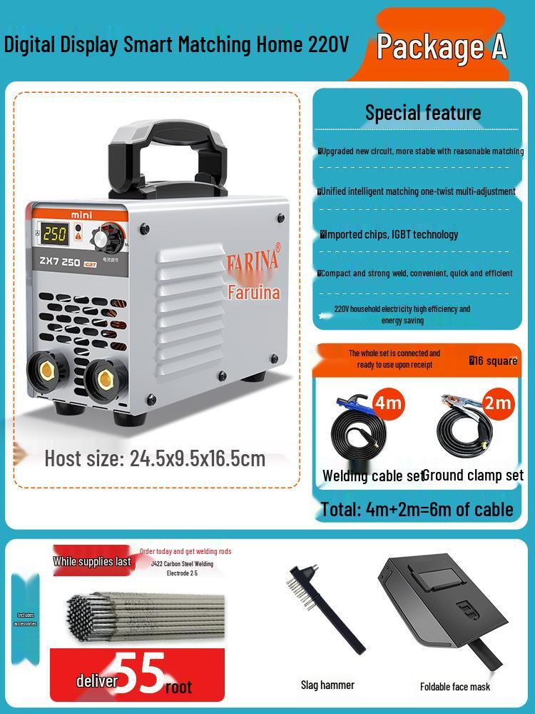 

Faruina 220V Mini Handheld Industrial Grade Laser Electric Welder for Stainless Steel