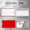 Shimingke 12-Grid Ceramic Palette with Lid - Easy To Clean for Oil and Watercolor Painting