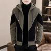 Autumn Winter Wool Blends Jacket Men Thick Warm Casual Business Trench Coat Slim Short Streetwear Overcoat Social Clothing