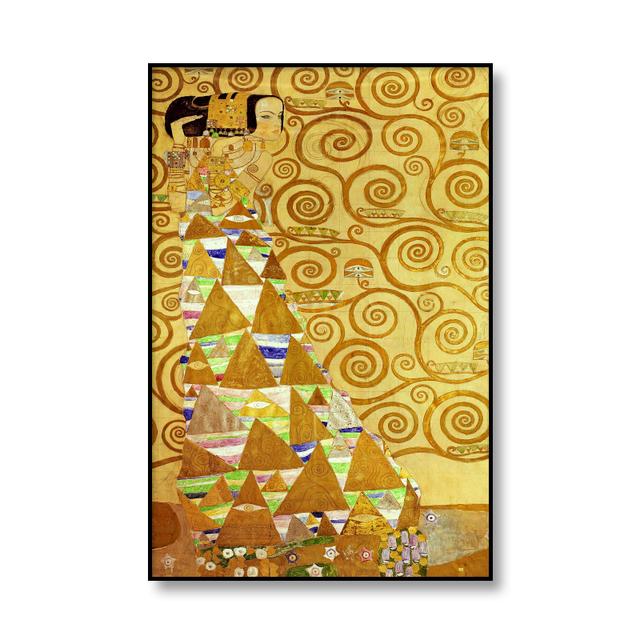 Klassischer Künstler Gustav Klimt, Tränenkuss, Gold, abstrakte Leinwandkunst, Gemälde, Poster und Drucke, Wandkunst, Bild für die Heimdekoration, kein Rahmen