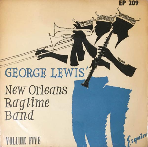 

7inch Record GEORGE LEWIS NEW ORLEANS RAGTIME B Volume Five EP209 ESQUIRE UK Jazz Used