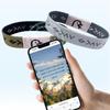Wasserdichtes Bibel NFC Armband Verstellbares Smart Sensor Bibelvers Elastisches Armband Geschenke