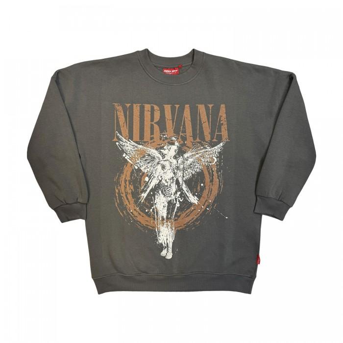 Nirvana Womens/Ladies Unplugged In Utero Angel Circle Sweatshirt