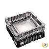 Crystal Glass Ashtray: Trendy, Dustproof & Stylish for Living Rooms