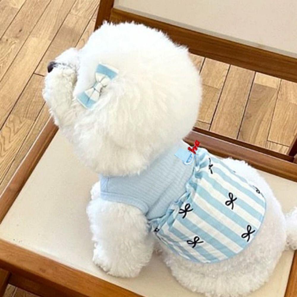 Skin-friendly Puppy Skirt Lovely Pet Dress Chihuahua Dog Summer Dress  For Small Medium Dogs
