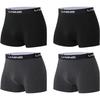 Li Ning Fitness Series Training Logo Print Comfortable Soft Boxer Shorts 4 Pack Men Bottoms ANKS001-6