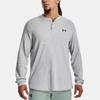 Under Armour Solid Logo Crew Neck Pullover Long Sleeve T-Shirt Men Tops Modern-Gray 1302356-012