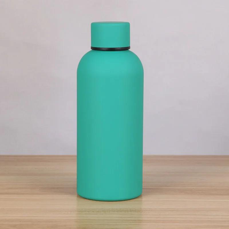 750/500/350ML Small Mouth Thermos Cup Outdoor Car Stainless Steel Coke Bottle Double Layer Vacuum Cup Sports Kettle Gym