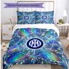 Borussia Dortmund Pattern Printed 3PCS Bedding Set Soft Skin-Friendly Washable Duvet Cover & Pillowcases Set All Season Bedroom